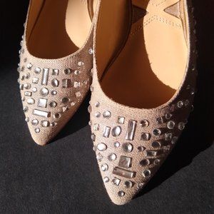 Gorgeous Flats With Bling, size 8M